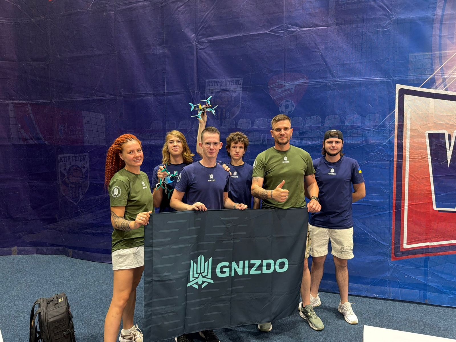 Команда GNIZDO з дроном на заходах у Києві